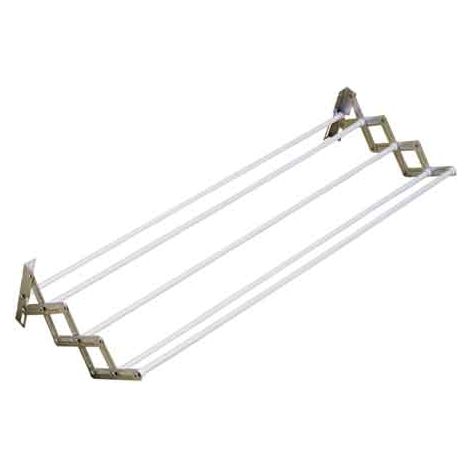 STENDIBIANCHERIA DA PARETE A PANTOGRAFO 120x28 cm - 6 mt di