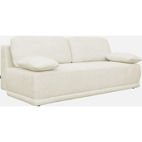Divano letto bouclé, 3 posti