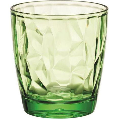 Morleos Mosaic bicchiere policarbonato verde 30 cl