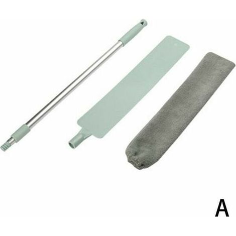 Nettoyeur de poussière rétractable à longue poignée, brosse de chevet pour espace canapé, balai de nettoyage de sol Flexible, outil de nettoyage de la maison,one set,China (1/5)
