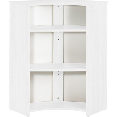Meuble Comptoir Bar 96 cm Blanc 3 Niches - Coloris: Capitons 911 (1/3)