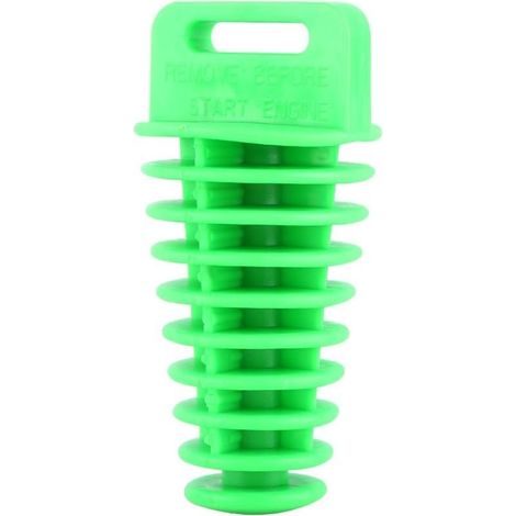 Bouchon de silencieux d'échappement, Moto Dirt Bike ATV Quad 2 Tuyau de silencieux 4 temps Échappement de silencieux Bung Wash Plug(vert) (1/3)