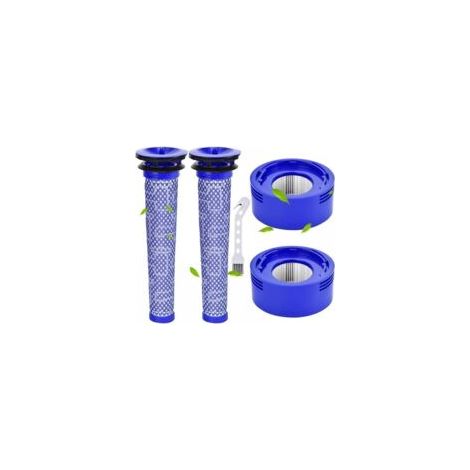 Filtre 2 pièces pour Dyson V7 V8, filtre pour Dyson V8 V7 ensemble de filtres de tête de moteur d'aspirateur de batterie avec brosse de nettoyage (1/3)