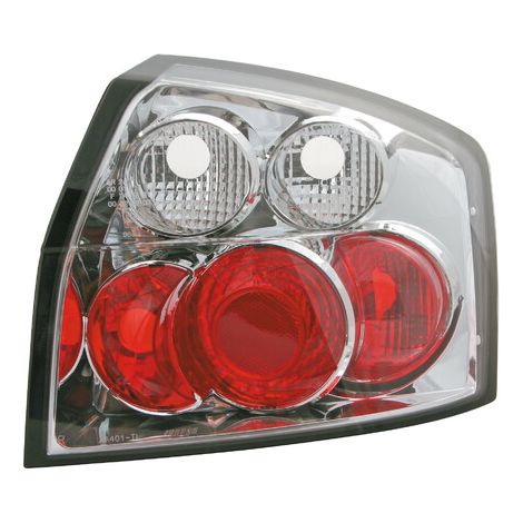 Coppia fanali posteriori - compatibile per Audi A4 (11/00-12/04) - Cromo