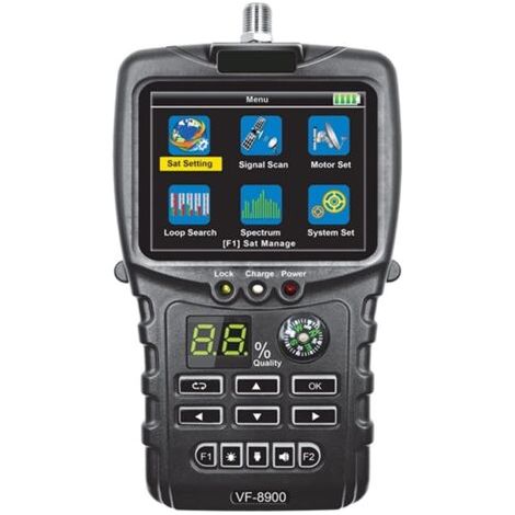 Recherche De Satellites, VF-8900 Satellite Finder Mètre DVB-S2 WS-6933 WS-5150 6916 6906 V8 Finder Set Top Box Compteur Satellite NuméRique Multifonction (1/5)