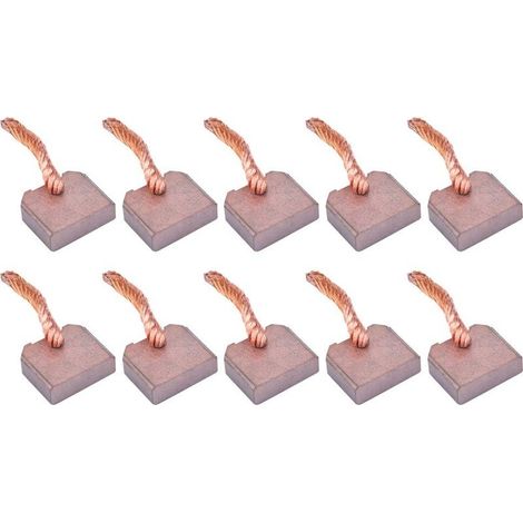 Lot 10 brosses carbone – FT-128 démarreur voiture – moteur J458 – 8x25x21mm – kit remplacement (1/5)
