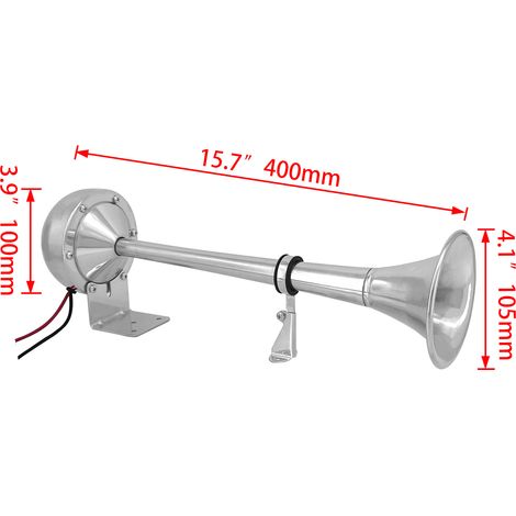 Electric ship horn, double tube horn, electric ship horn, electric truck horn, accessories for 12/24V single tube ship horns--DTEKGAZ