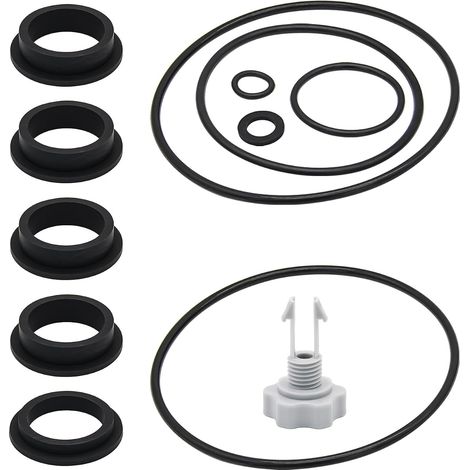 Pièces de rechange pour pompes à filtre à sable Intex Krystal Clear – Kit de joints pour pompes à sable de piscines hors-sol (référence Intex 25013) – Lot de 12 pièces (1/5)