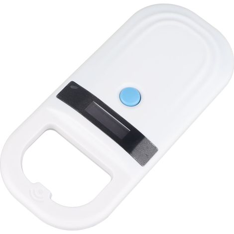 Lecteur de micropuces pour animaux de compagnie (chiens, chevaux, chats, cochons) - Écran haute luminosité - 3,7 V