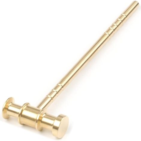 Laiton de haute qualité L150mm marteau solide bricolage pour la main marteau montre réparation marteau cuir marteau pièces d'outils à main (1/2)