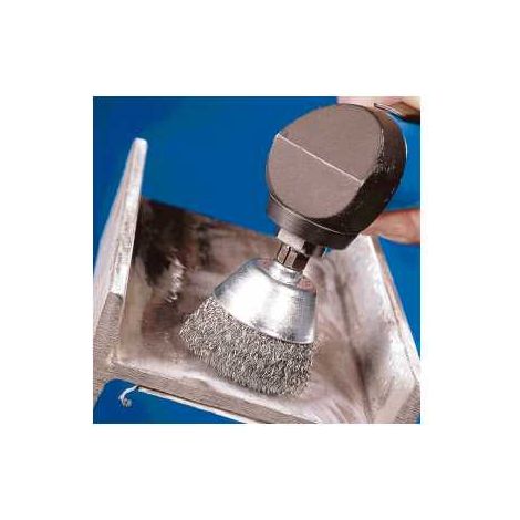 PFERD TOOLS Topfbürste ungezopft TBU Ø70mm Schaft-Ø6 mm Stahl-Draht-Ø0,30 10 Stk (1/5)