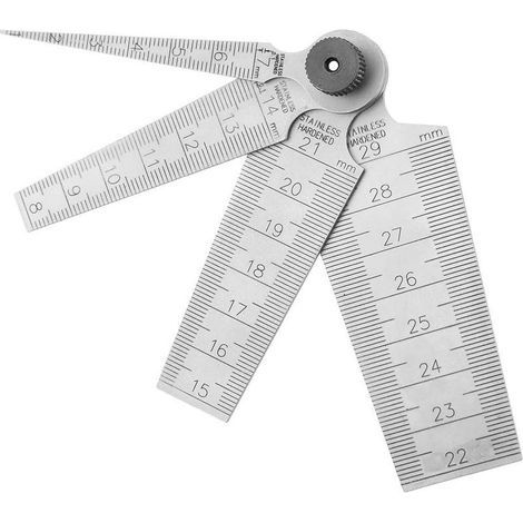 1 Set Conical Gauge Hole Checking Tool, Welding Cone Probe Caliper Ruler, 17mm, 814mm, 1521mm, 2229mm (1/5)
