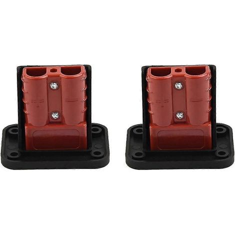 pièces 50A pour connecteur Anderson, support de montage encastré, cache-panneau pour caravane, bateau, camion, câble Co (1/5)