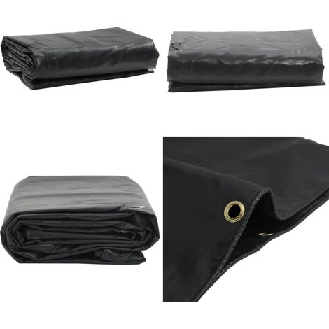Bâche anthracite 5x6 m 650 g/m² - Bâche Imperméable - Bâche De Protection - Bâche Extérieure - Bâche Voiture - Bâche Moto - Home & Living (1/5)
