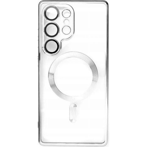 Coque iPhone 16e - Protection Arrière en TPU Galvanisé avec Fonction MagSafe - Argent - 1 Pièce