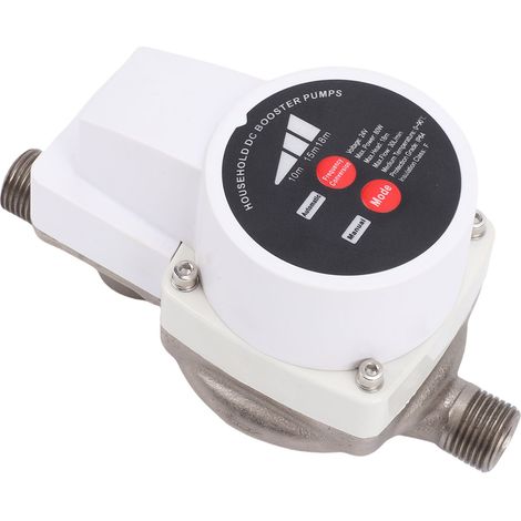 Pompe surpresseur douche intelligente avec tuyau ondulé 3 vitesses 30L/min 80W économique pour salle de bain cuisine arrosage G1/2 pouce prise EU (1/5)