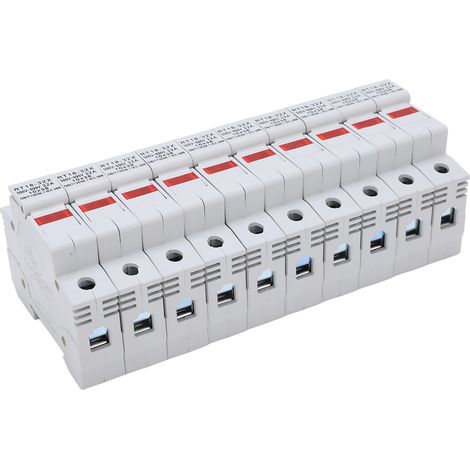 RT18-32X Porte-fusible miniature monté sur rail avec témoin lumineux LED, accessoire électrique 32A 500-690V 1P (1/5)