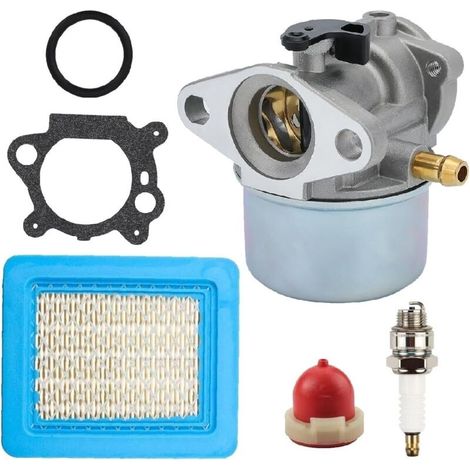 Kit de carburador con bombilla de cebado y filtro de aire – Compatible con motores Briggs & Stratton de 4 a 7 HP – Accesorios incluidos para un rendimiento óptimo (1/4)