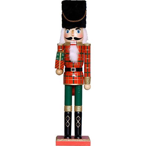 Casse-Noisette en Bois de 50 cm Ornement Figurines de Casse-Noisette de Noël (1/5)