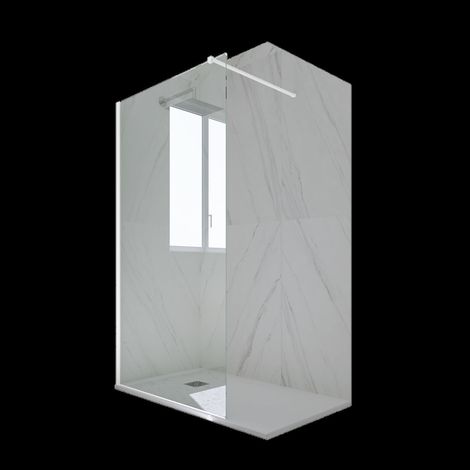 Parete Walk-in per box doccia in vetro temperato 6 mm 90 cm (1/3)
