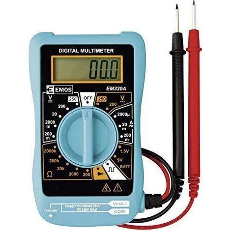 Multimetro digitale emos em320a 3,5 cifre selezione manuale