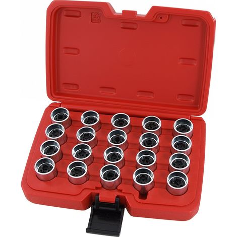 Juego de vasos para tornillos anti robo para Volkswagen, audi, skoda y Seat, 20 piezas (1/2)