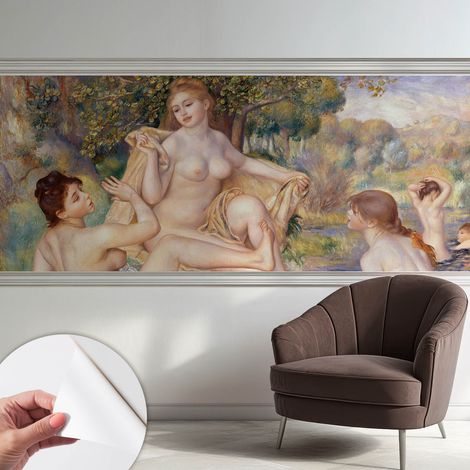 Selbstklebend Tapete - abwaschbar - Raumgestaltung Schlafzimmer Wohnzimmer Tapete Rastende Frauen 250x104 cm (1/5)