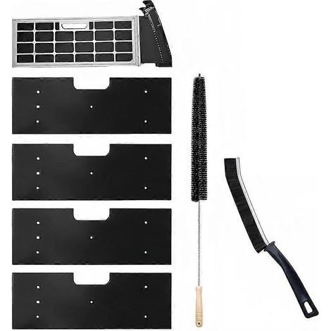 6er-Pack WH01X35719 Flusenfilter für GE Waschmaschinen und Trockner, inklusive Belüftungsbürste. Waschbarer und wiederverwendbarer Flusenfilter. (1/5)