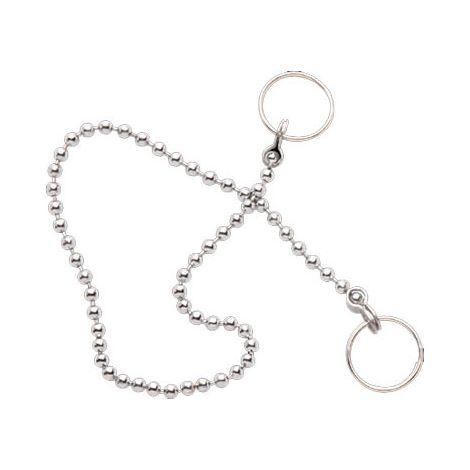 Beutel mit 25 Kugelketten 25cm mit Ring für Waschbecken 85103 cis (1/2)