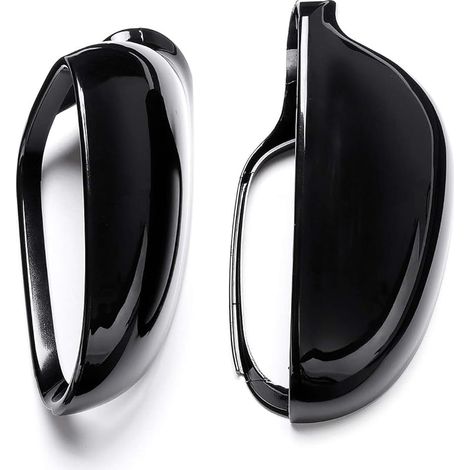 Avant Aile Arrière De Voiture De Miroir Logement Couvercle Noir Compatible avec V-W Golf 5 MK5 GTI 5 6 Plus Variante EOS Jetta 5 Passat B6 B5.5 Sharan Rabbit Compatible avec Sko-da Superb B5 (1/4)