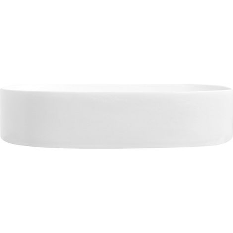 Lavabo ovale bianco satinato – Serie Cover