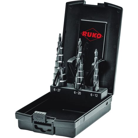 RUKO ULTIMATECUT Multidrill-Satz HSS RUnaTEC mit FLOWSTEP® Spitze - 3-tlg. - 101687PRO (1/2)