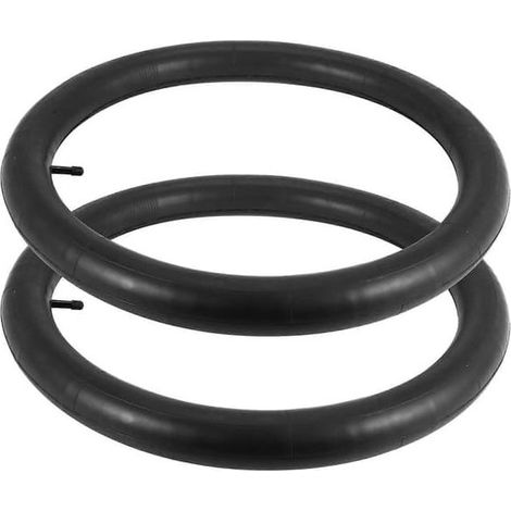 Lot de 2 chambres à air pour vélo 20 x 3,0 avec valve Schrader 32 mm, pour pneus de vélo de 20 pouces et VTT. (1/5)