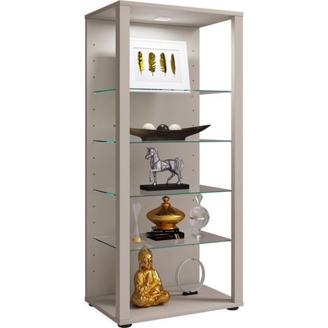 Exhibición de soporte de vidrio de madera Glasol lll 115x52x35 - VCM