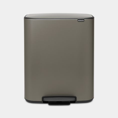 Cubos de basura con pedal 2 x 30 L Platinium - Bo - Brabantia (1/5)