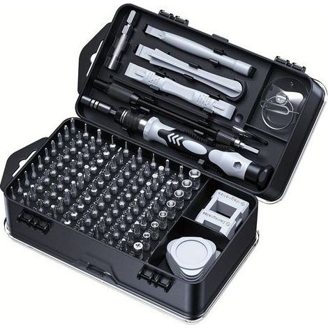 Kit de tournevis de précision 115 en 1 – Idée cadeau pour hommes – Mini kit de réparation avec embouts Tri-Wing et Torx (1/5)