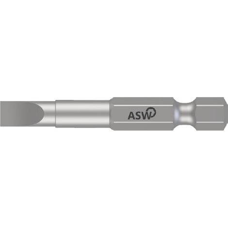 ASW -  PUNTAS PLANAS LARGAS Fl. 0,5 x 3,0   x 50 mm.  TORSION