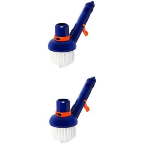 Petite tête d'aspiration de piscine avec brosse d'aspiration , accessoires de machine d'aspiration des eaux usées , nettoyage de l'eau domestique , accessoires de piscine extérieure (1/4)