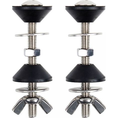 Kit de vis de réservoir pour WC – Acier inoxydable 304 – Lot de 2 pièces – Fixation stable et durable (1/4)