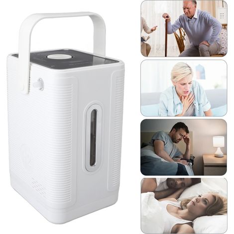 Tragbares, geräuscharmes Wasserstoff-Inhalationsgerät zur Erzeugung von hochreinem, wasserstoffreichem Wasser, 225 ml/min, 150 W, 26 x 18 x 15 cm, ABS und Band (1/5)