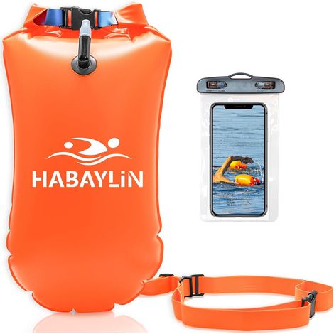 20L Inflatable Swimming Buoy Open Water Swimming Ring (1/5)