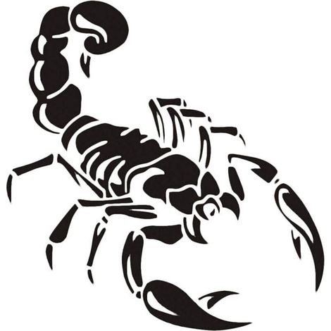 YMYNY Car Stickers,Vinyl Stickers for Cars,Car Decals,3D Scorpion Pattern,Cool Car Decal,Paste,Decoration,Ornament (1/4)