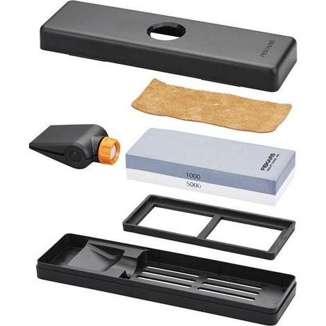 Fiskars Premium Set de afilado piedra de afilar gris (1/3)