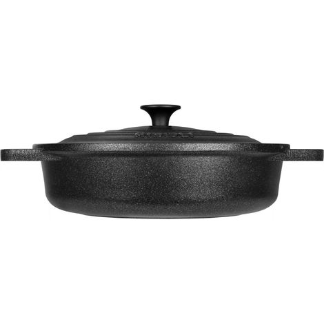 Poêle Le Pignatte, Aluminium Moulé sous Pression, TEFLON Classic, Noir, 20x20x7,5 cm (1/5)
