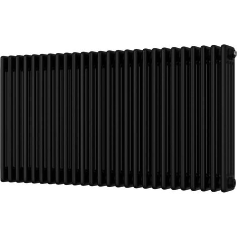 Alpha - Black Column Radiator H600mm x W1164mm 4 Column
