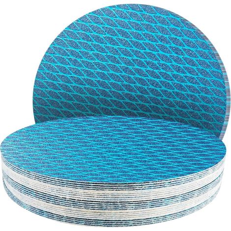 Schleifpapier 300mm Klett 80 Körnung ohne Löcher für Tellerschleifer (1/5)