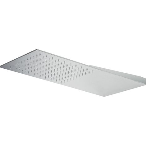 PONSI Soffione 50x22 cromo acciaio inox effetto pioggia codice prod: BNSOFXSF32 (1/2)