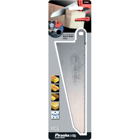 Lame de scie sauteuse 200mm – Pour bois et plastique – Coupe rapide – Modèle Scorpion KS890-KS880 – Piranha (1/2)