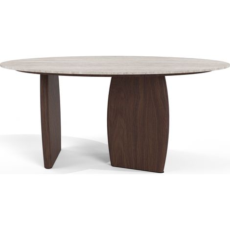 Table basse en céramique travertin BALI (1/5)