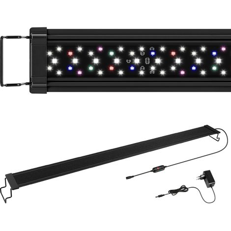 Randaco Lampada LED colorata per acquario 45W con supporto (1/5)